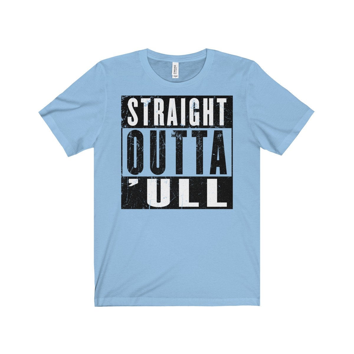 Straight Outta Hull ('ull) Funny Compton NWA Style Unisex Jersey Short Sleeve Tee