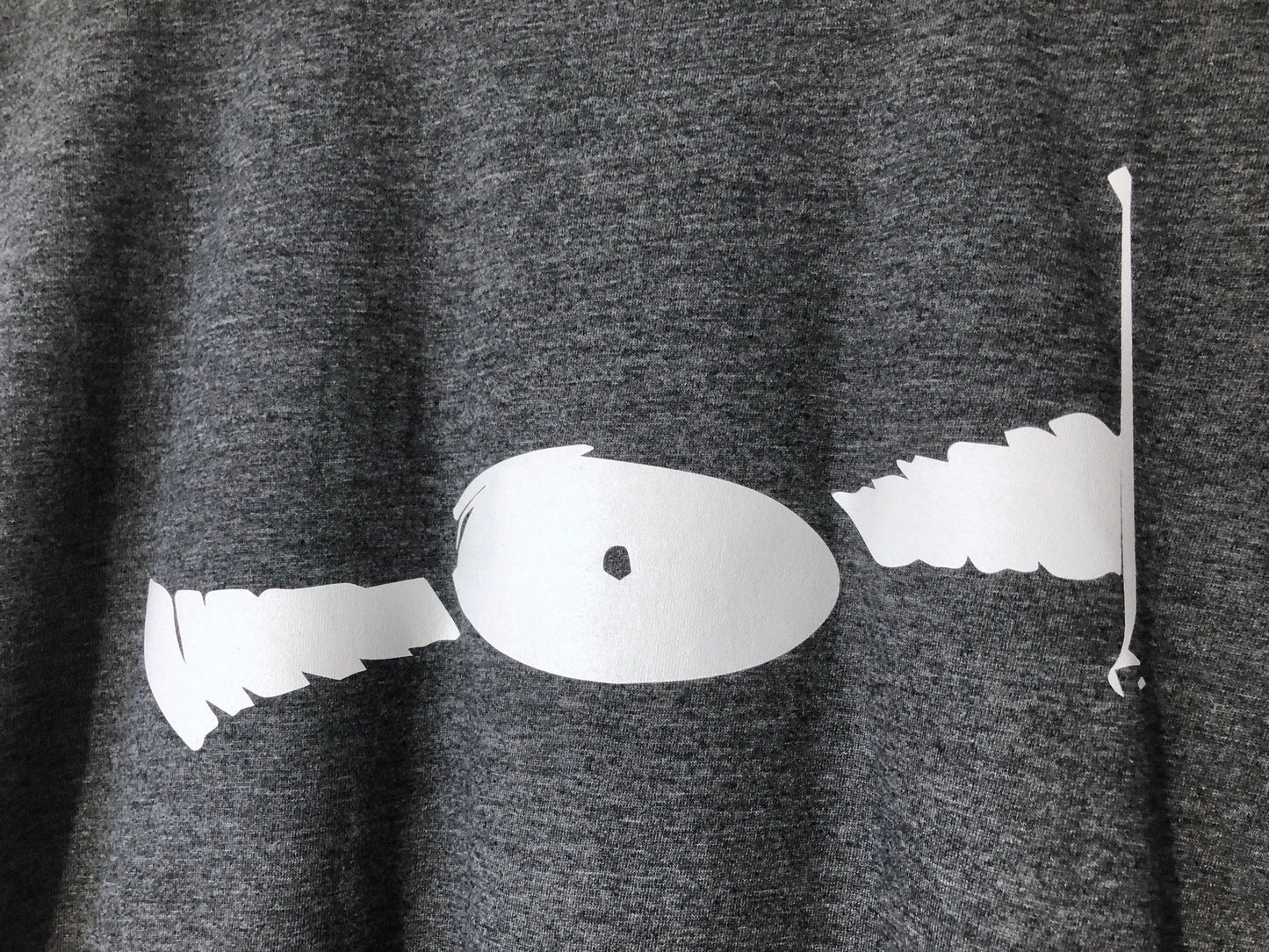 Vinyl Record Player Turntable (Subtle Sketch White) Funky Style Unisex Jersey Short Sleeve T-Shirt T