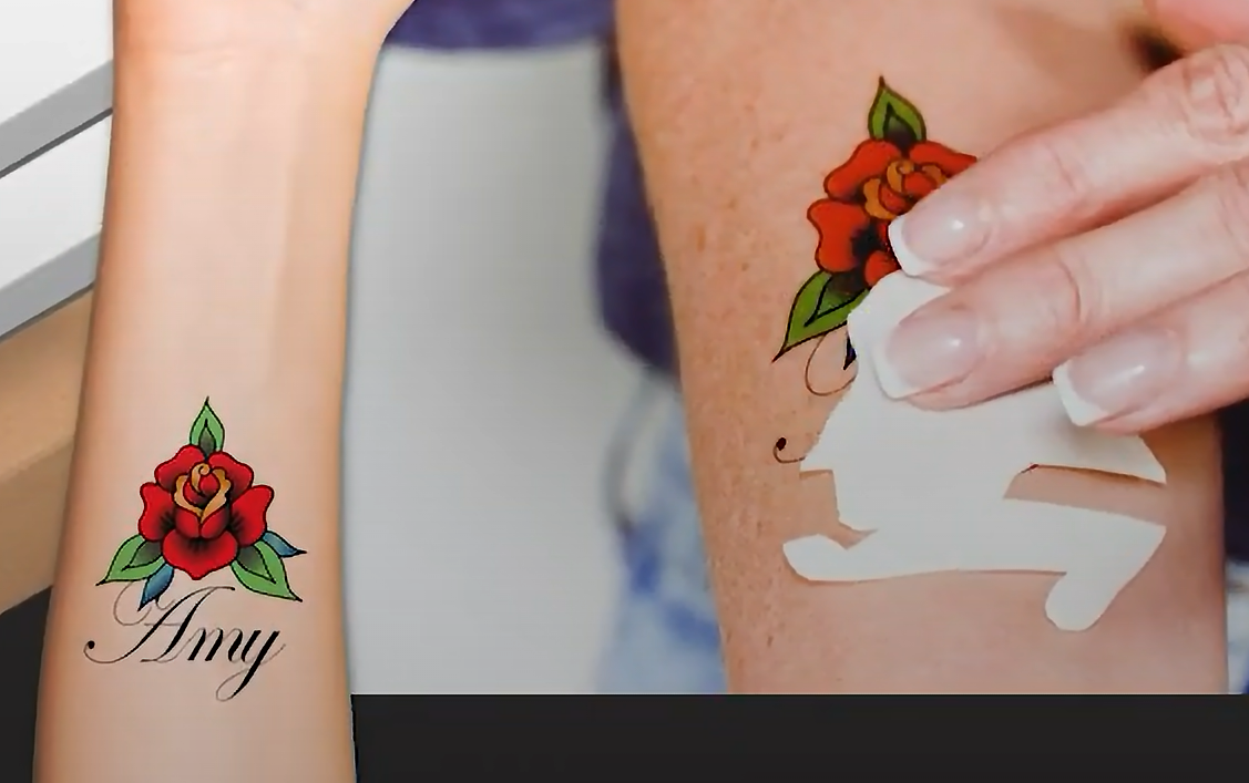 Custom Temporary Tattoos - Laser Printed Tats - Full Colour Digital Laser Printed Fake Tattoo Transfers