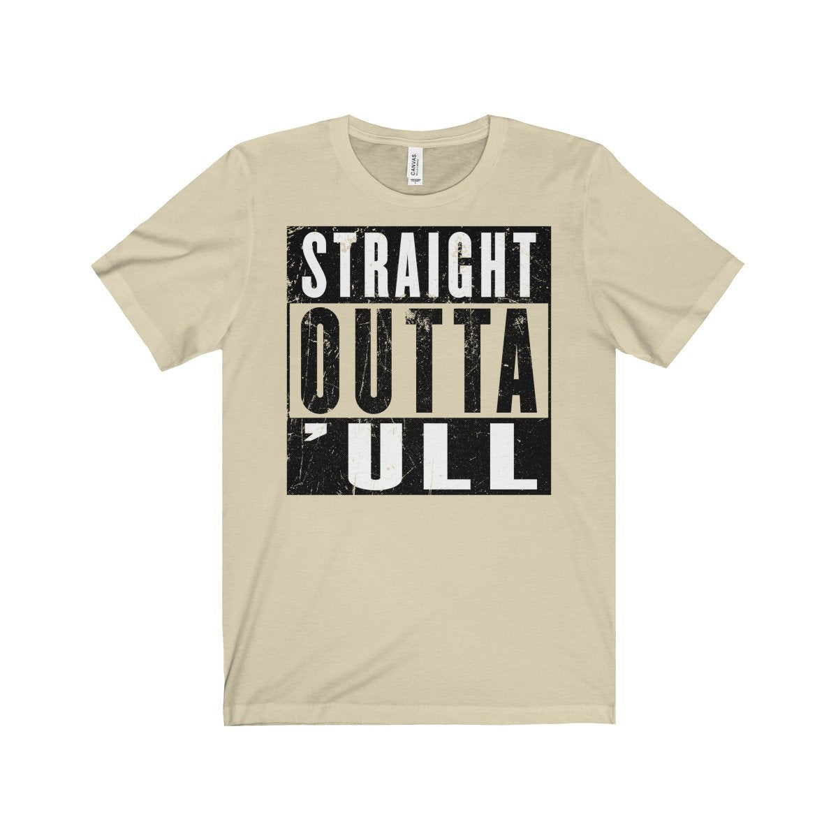 Straight Outta Hull (&#39;ull) Funny Compton NWA Style Unisex Jersey Short Sleeve Tee