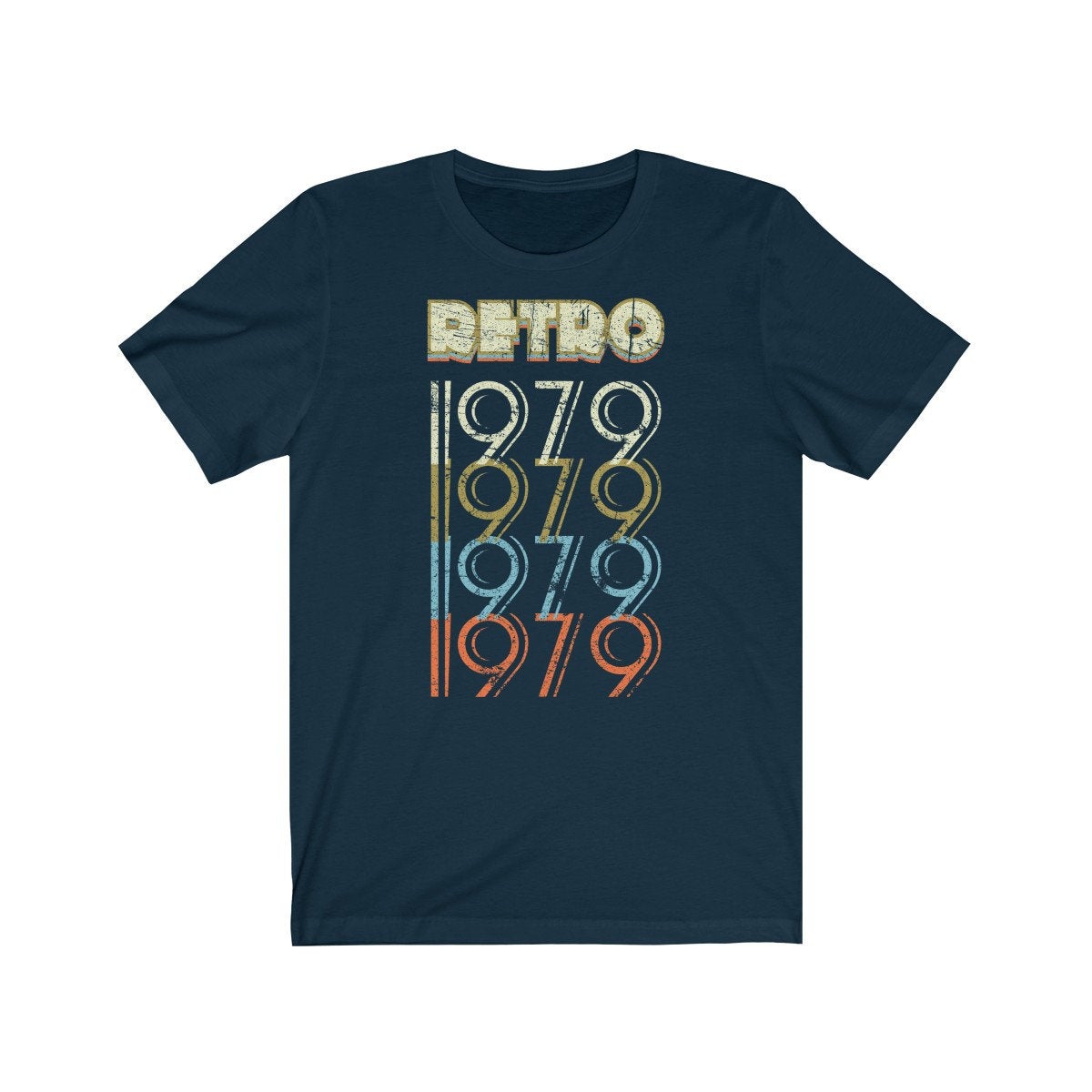 42nd Birthday Gift &#39;Retro 1979&#39; T Shirt for Men or Women Unisex Short Sleeve