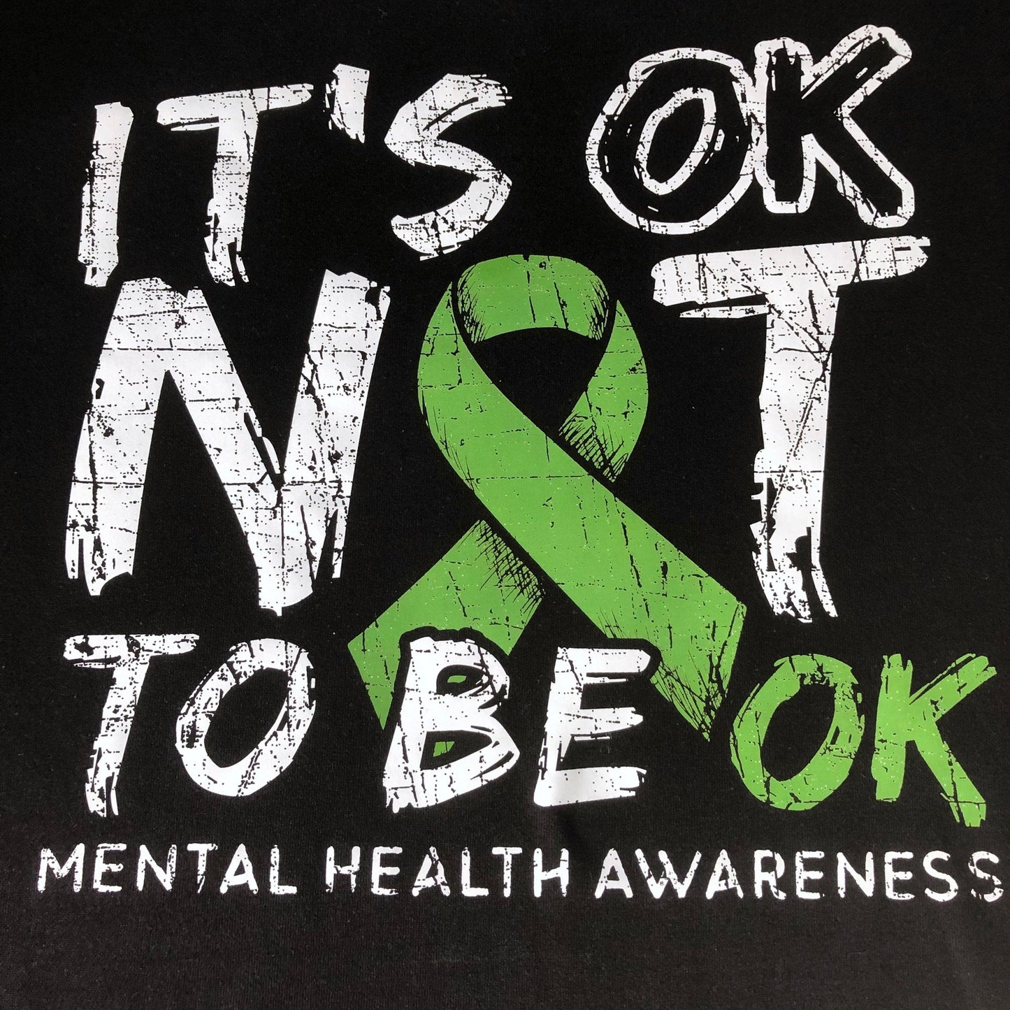 Mental Health Awareness Sweater, It&#39;s OK Not To Be OK, Long Sleeve Pullover Sweatshirt