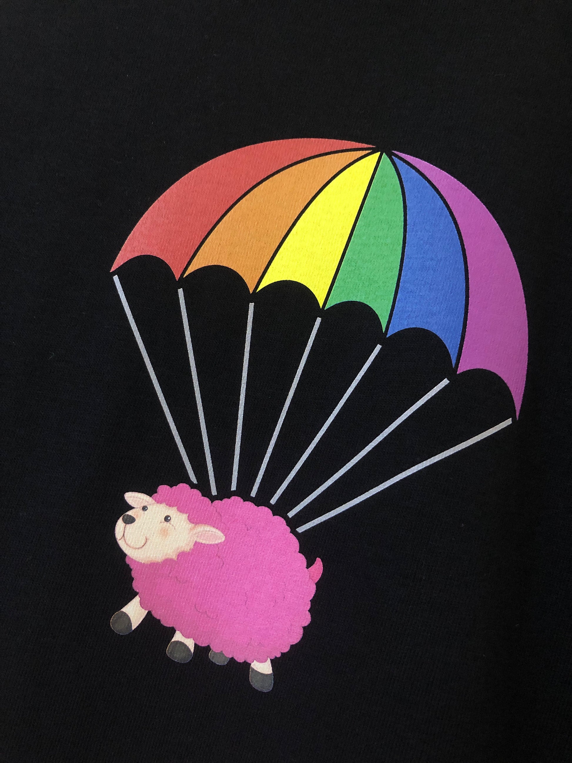 Pride Sheep T-Shirt, LGBTQ+ Rainbow Sheep Premium Unisex Gay Pride Stripe Sleeves and Stylish Hem Quirk, 1 in 5 People Are Gay