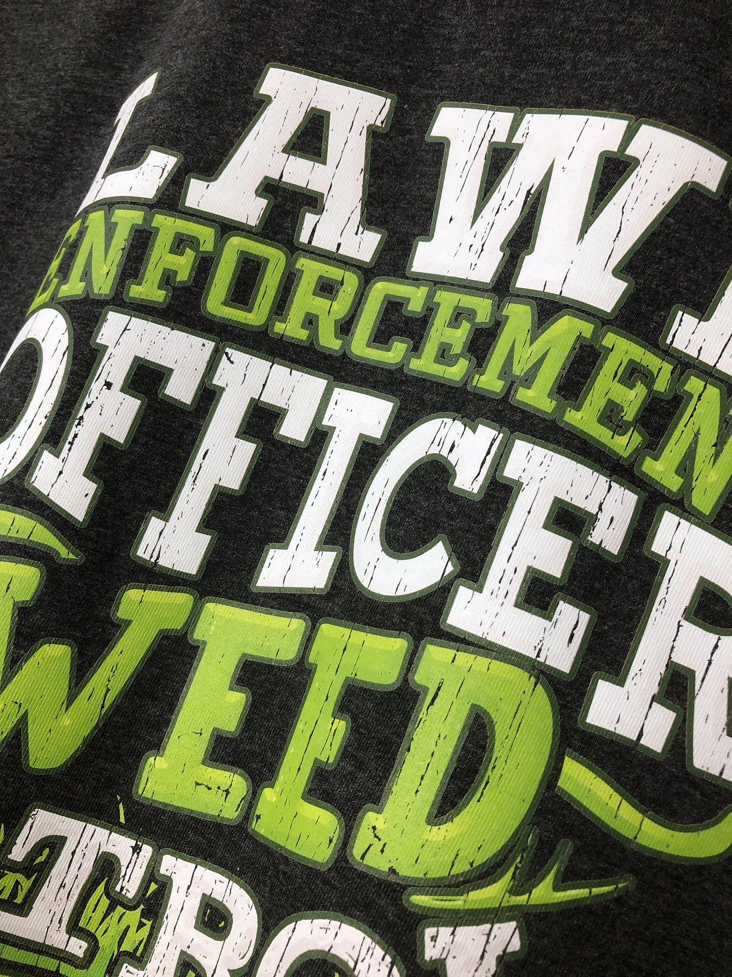 Funny Lawn Mower T-Shirt, Lawn Enforcement Officer Pun Gift Idea, Humorous Grass Cutter Tee Shirt Top
