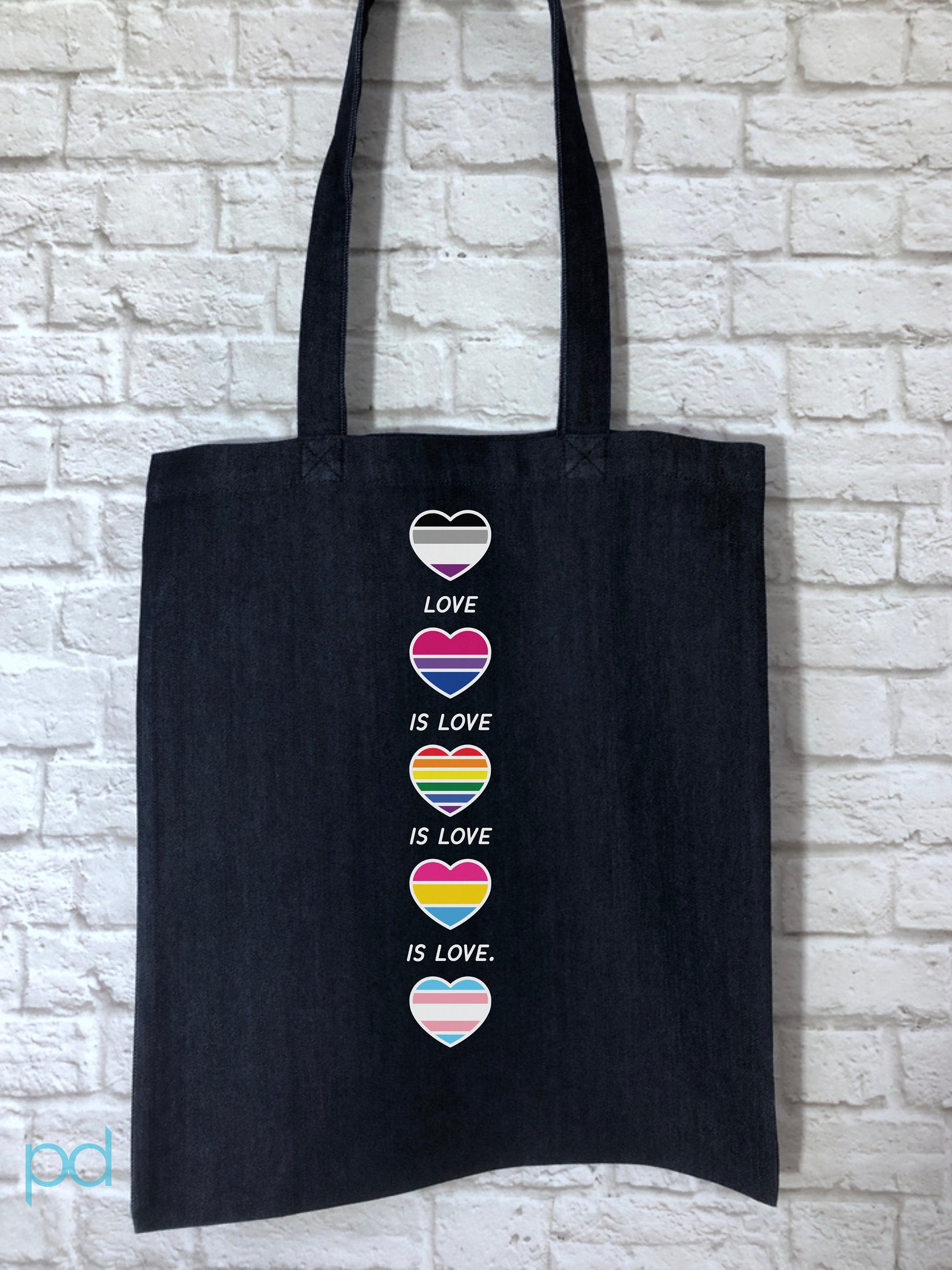 Gay pride tote bag sale