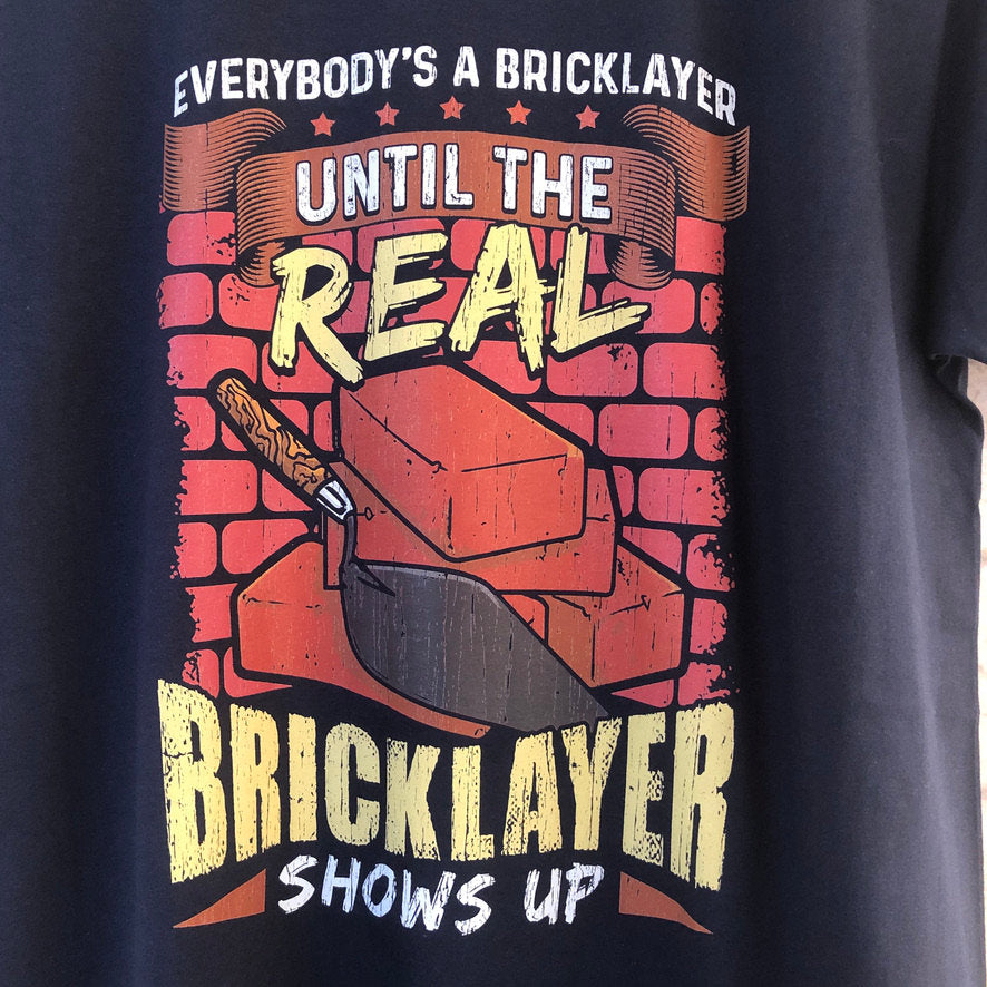 Funny bricklayer cheap t shirts