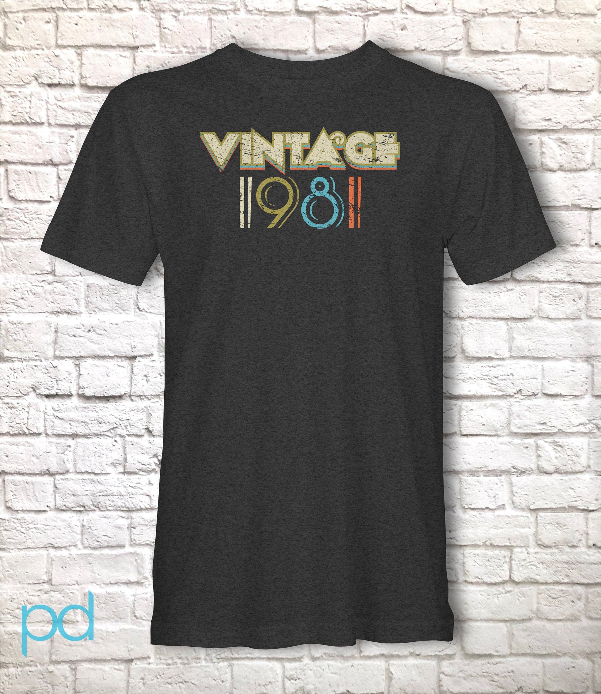 40th Birthday Gift 'Vintage 1981' T Shirt