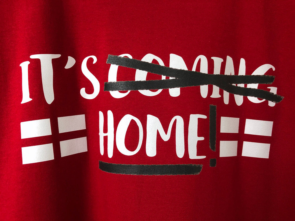 Its Coming Home T Shirt, England Football T-Shirt, It's Coming Home Tee Shirt Top For Men or Women